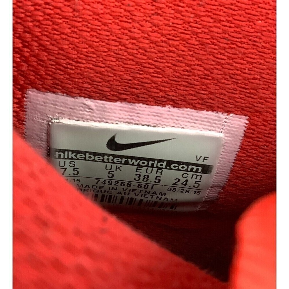 Women's Nike Air Force 1 High Red Suede US Size 7.5 #749266-601 - Picture 9 of 9